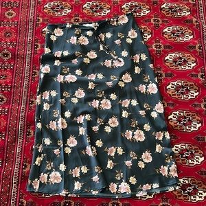 COPY - Böhme Floral Silk-Like Skirt